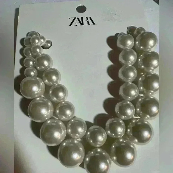 Zara Jewelry - 🔥🔥zara Double chain pearl chain